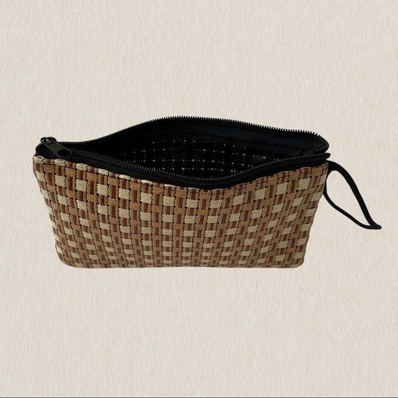 New With Tags - Natural Bamboo Fibre Clutch Purse or Make Up Bag. - Picture 3 of 5